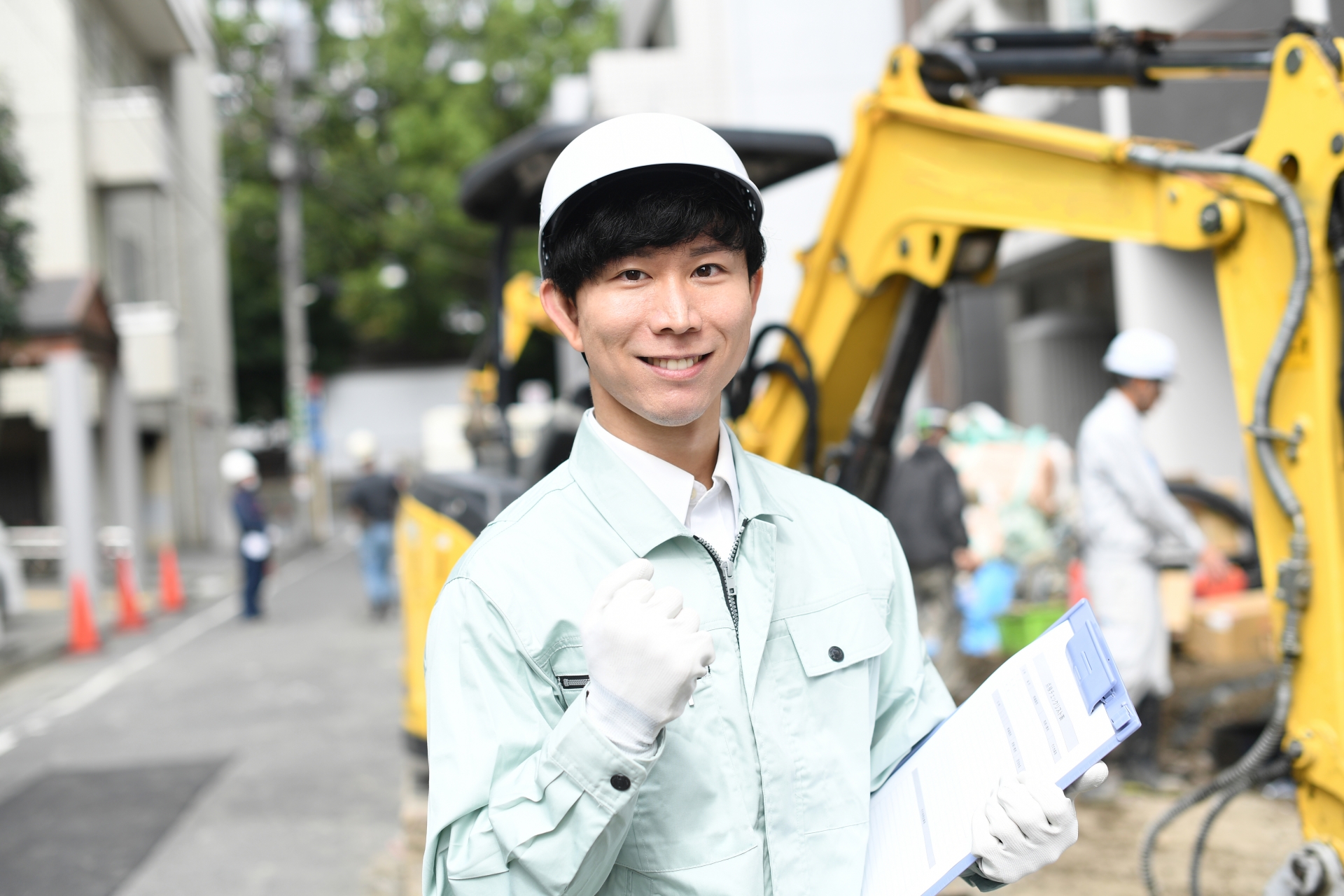 若い施工スタッフ